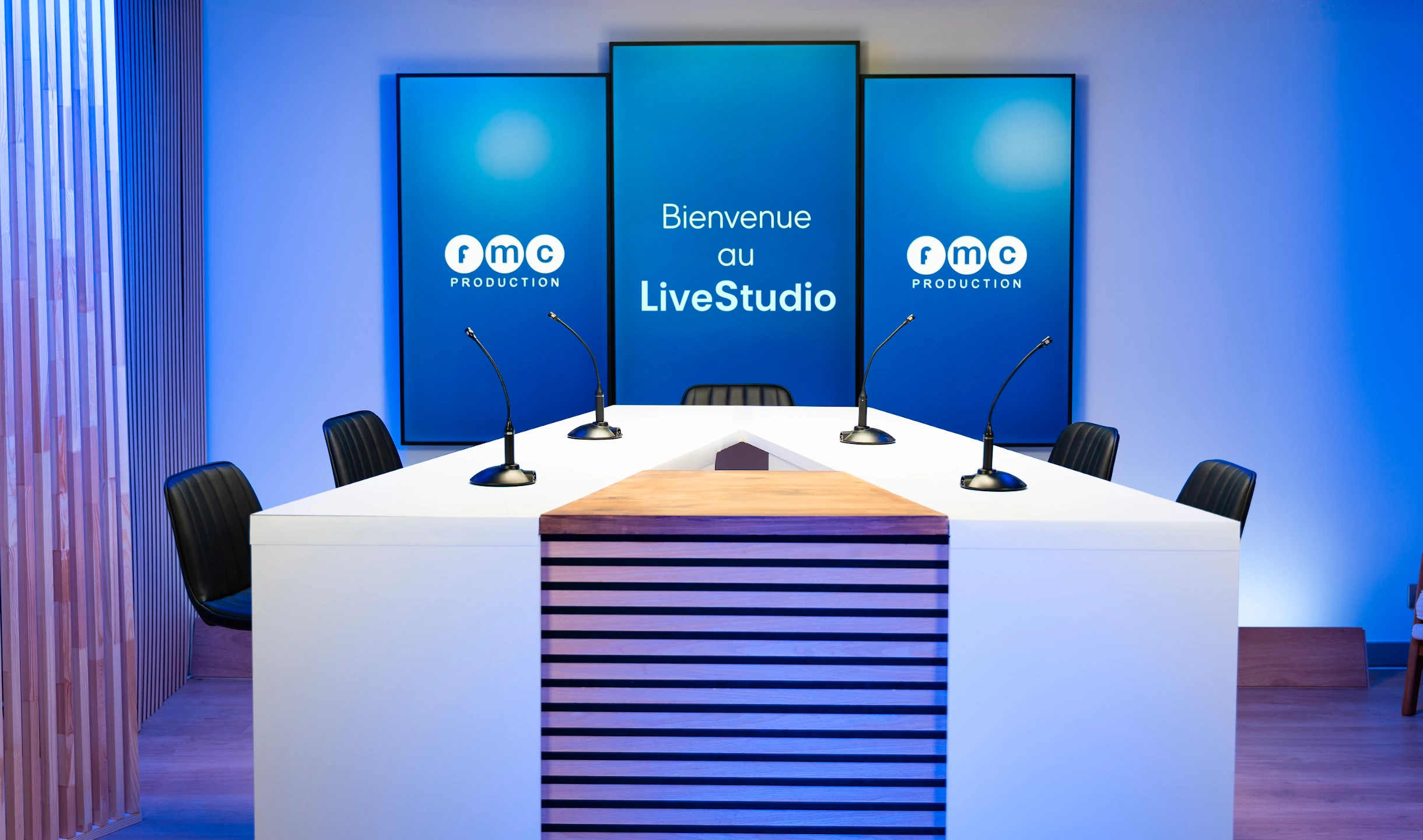 Le plateau du FMC StudioTV.